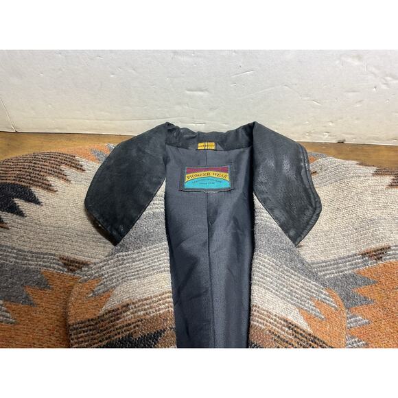 Vintage Pioneer Wear Wool Blend Southwestern Tribal Aztec Coat Jacket Womens XL - Picture 7 of 13